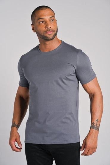 Cava Unique Gola Careca Pima Cinza Grafite - Be_cava