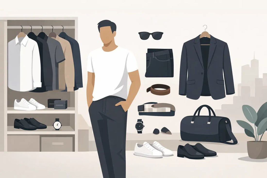 Peças essenciais do armário minimalista masculino - Be_cava