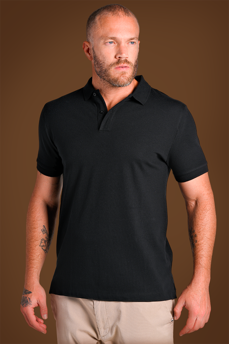 Camiseta Polo Preta
