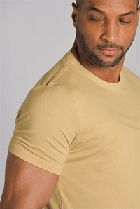 Camiseta Gola Careca Unique Algodão Egípcio com Elastano Desert Green - Be_cava