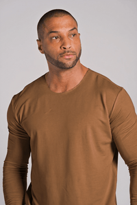 Camiseta Heavy Cotton Manga Longa Dark Nog - Be_cava