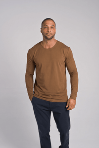 Camiseta Heavy Cotton Manga Longa Dark Nog - Be_cava