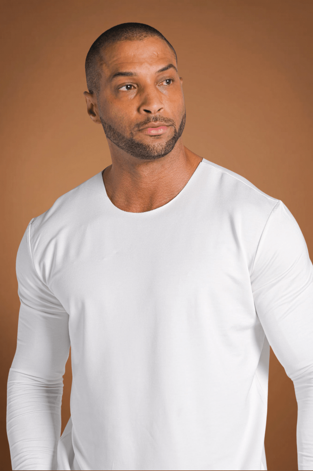 Camiseta Heavy Cotton Manga Longa Off white - Be_cava