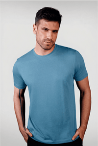 Camiseta Pima Unique Gola Careca Cobalto - Be_cava