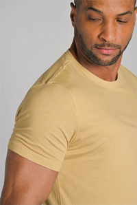 Camiseta Gola Careca Unique Algodão Egípcio com Elastano Desert Green