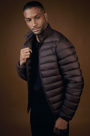 Cava Jaqueta Puffer Marrom - Be_cava